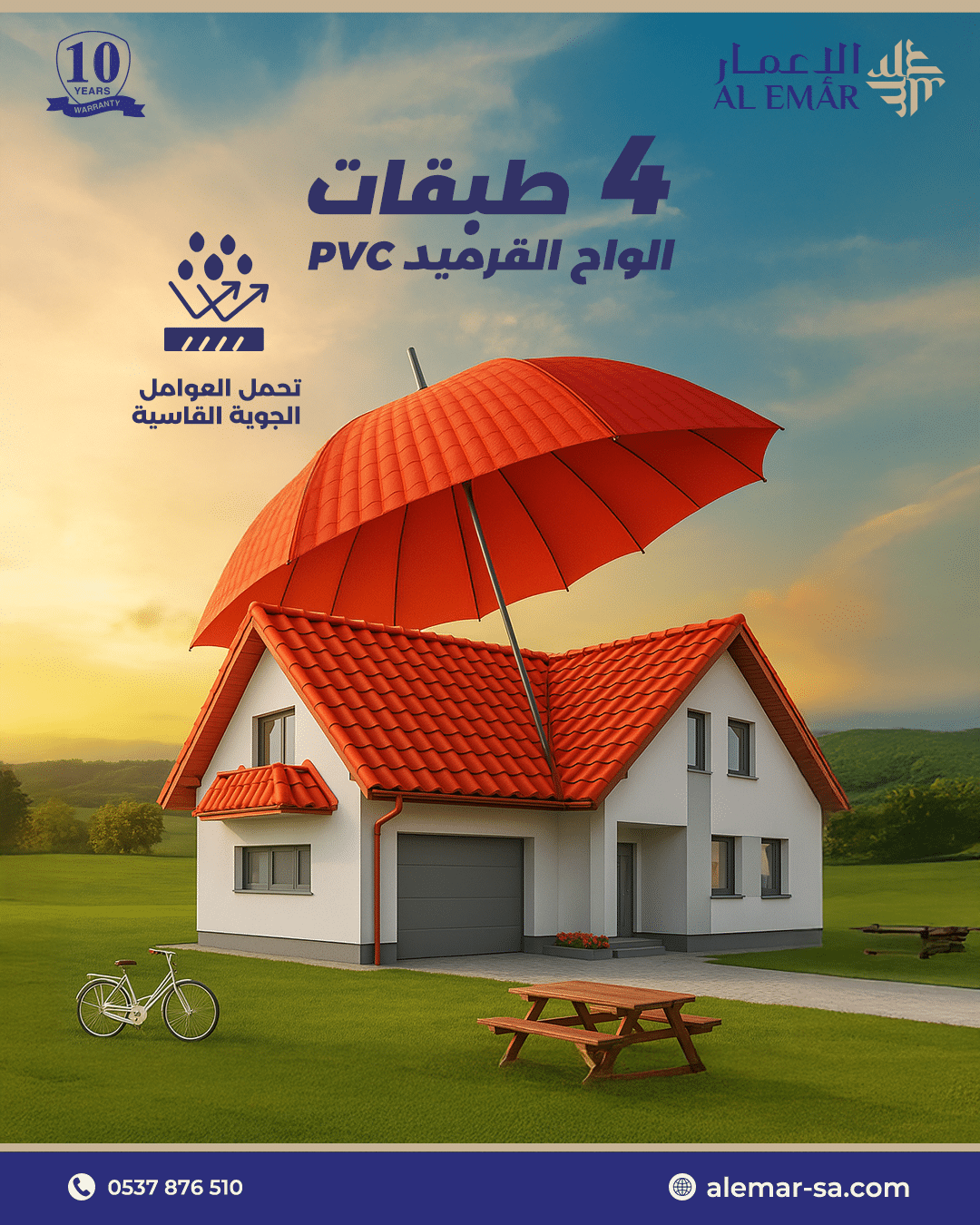 الواح بديل القرميد PVC